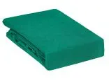 Prześcieradło Frotte z gumką zielone butelkowe 220x200     011
